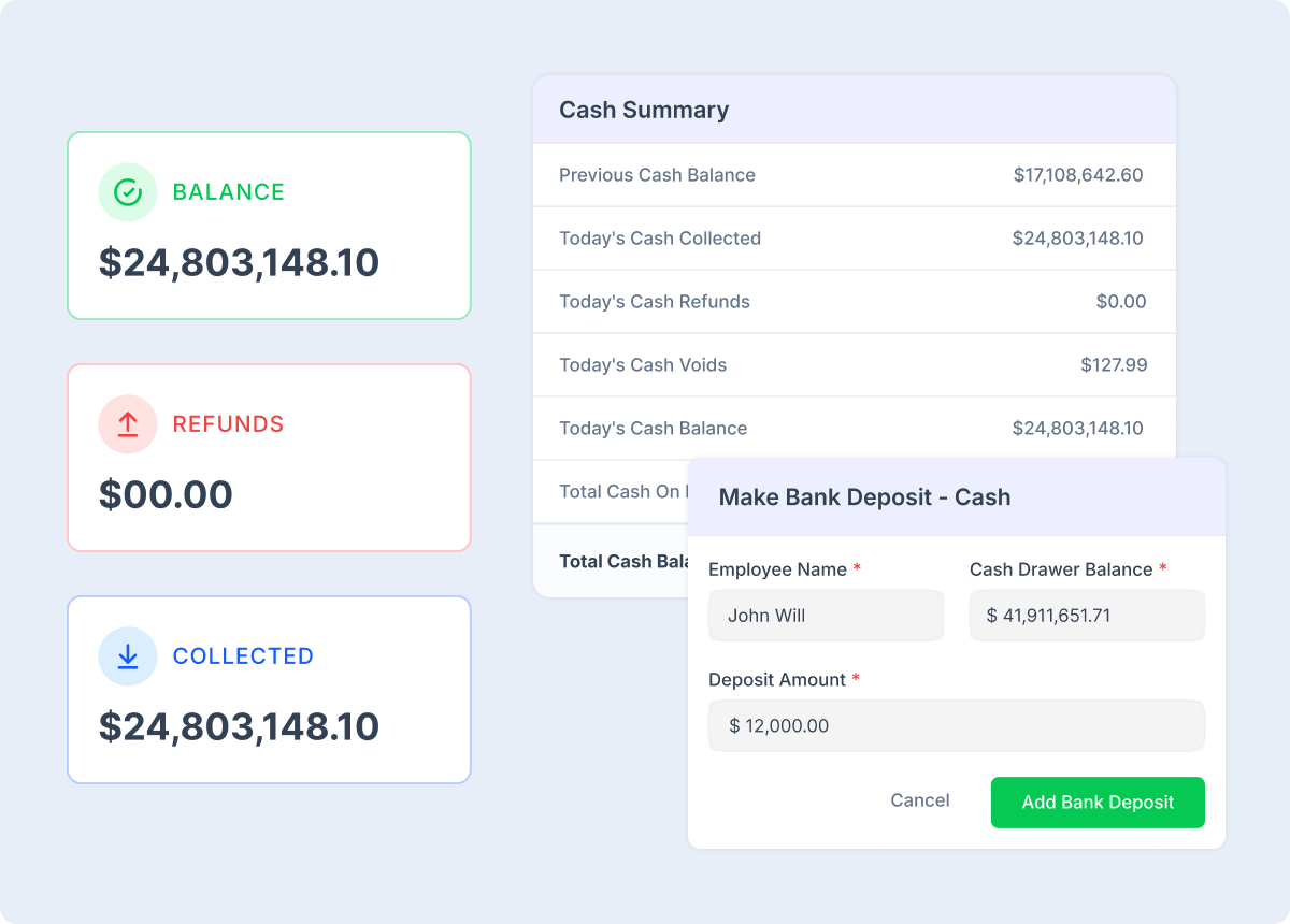 Deposits and Withdrawals 