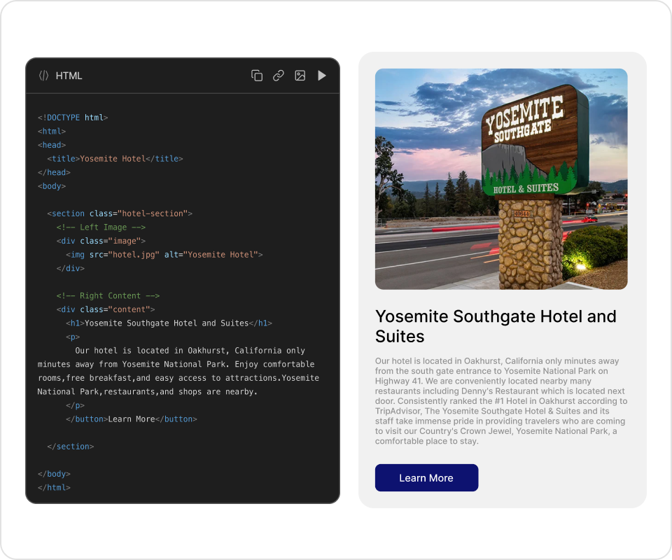 Developing a Hotel Website