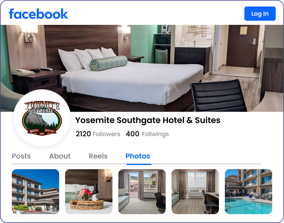 Hotel Facebook Page