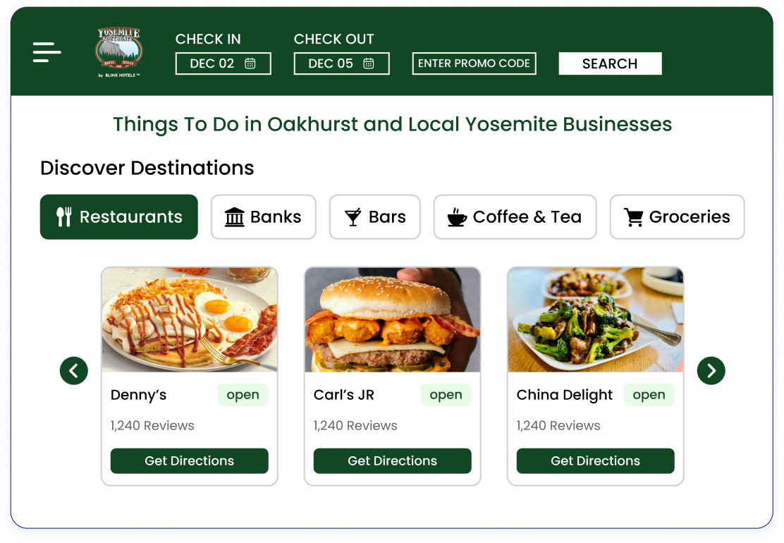 Custom Website Design for Hotel