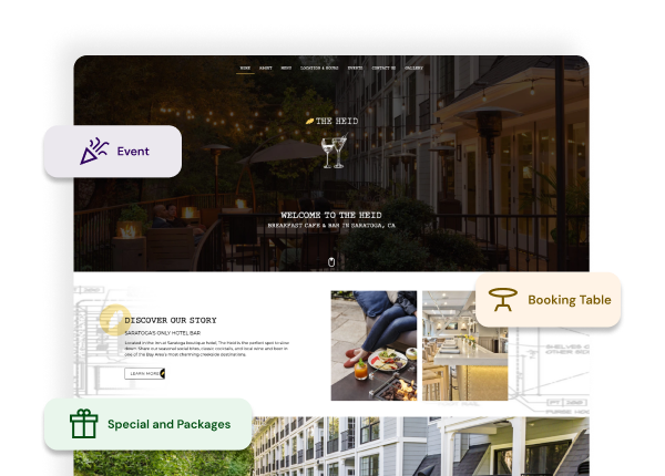 Restaurant Webpage Design