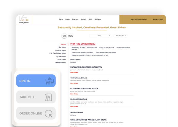 Create Menu with Menuhero