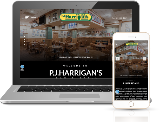 P J Harrigan's Bar & Grill Website Powered by INNsight