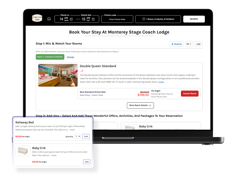 best hotel website booking engine