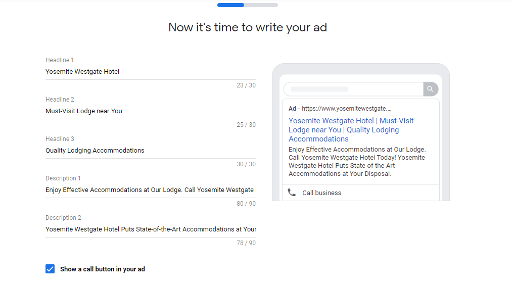 Writing the Ad